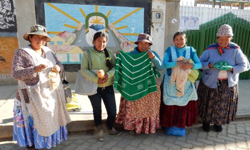 Bolivianische Frauen